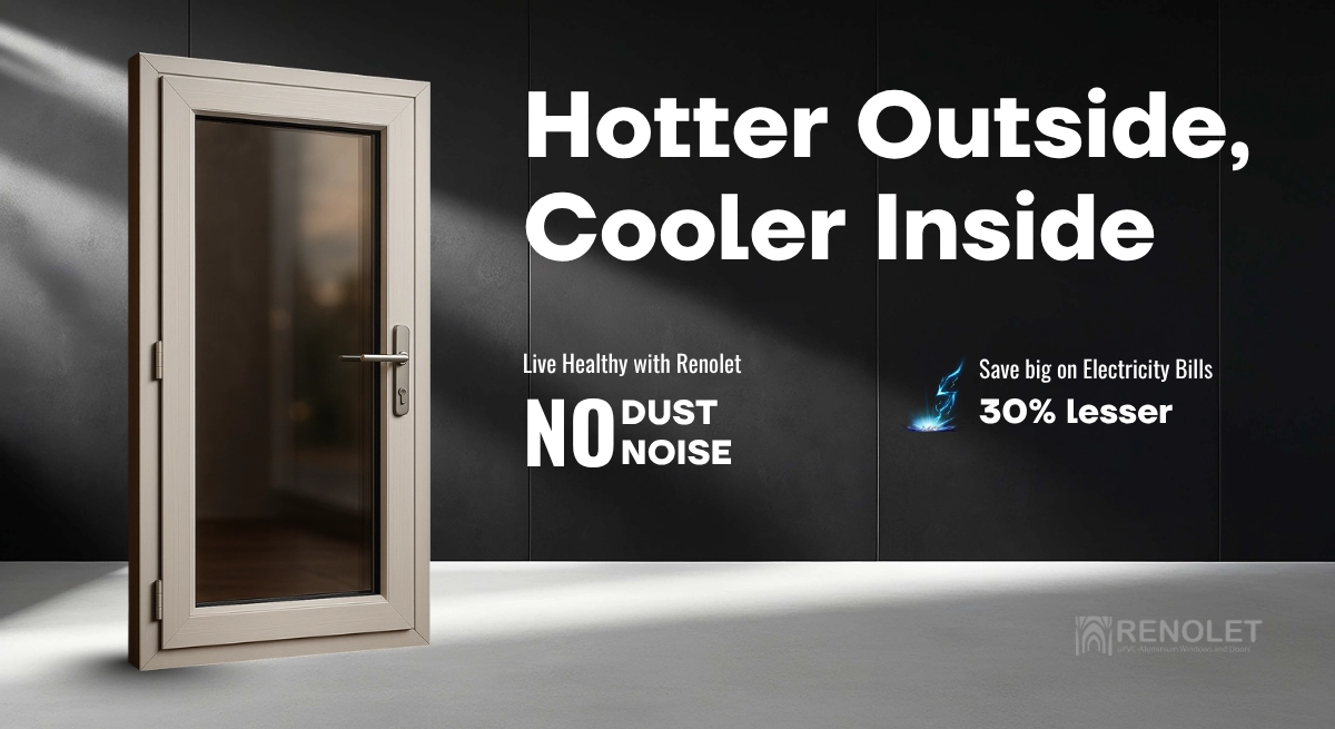 Hotter Outside, Cooler Inside - Renolet upvc in bangalore