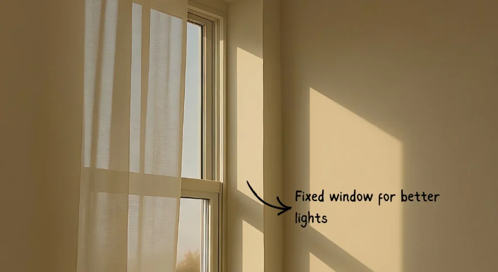Fixed windows for better light - renolet