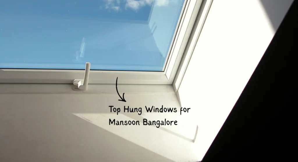Top hung windows for Monsoon Bangalore - Renolet