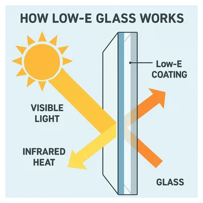 How Low-E glass works - renolet upvc windows