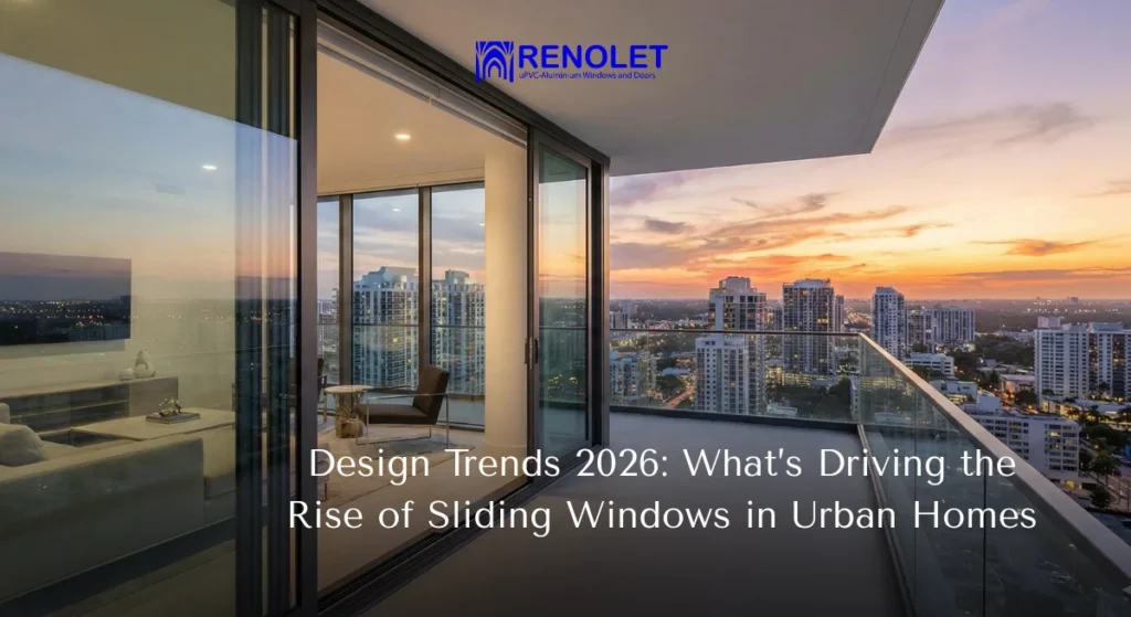 Design Trends 2026 What’s Driving the Rise of Sliding Windows in Urban Homes