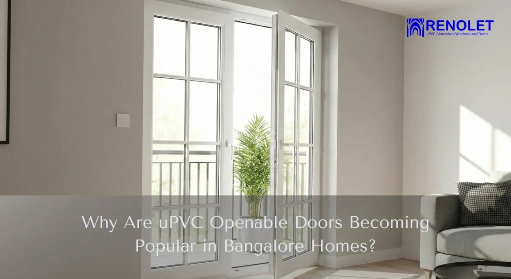 Why Are uPVC Openable Doors Becoming Popular in Bangalore Homes