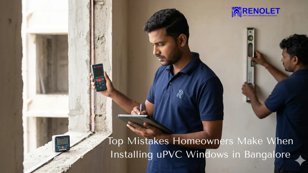 uPVC window installation mistakes