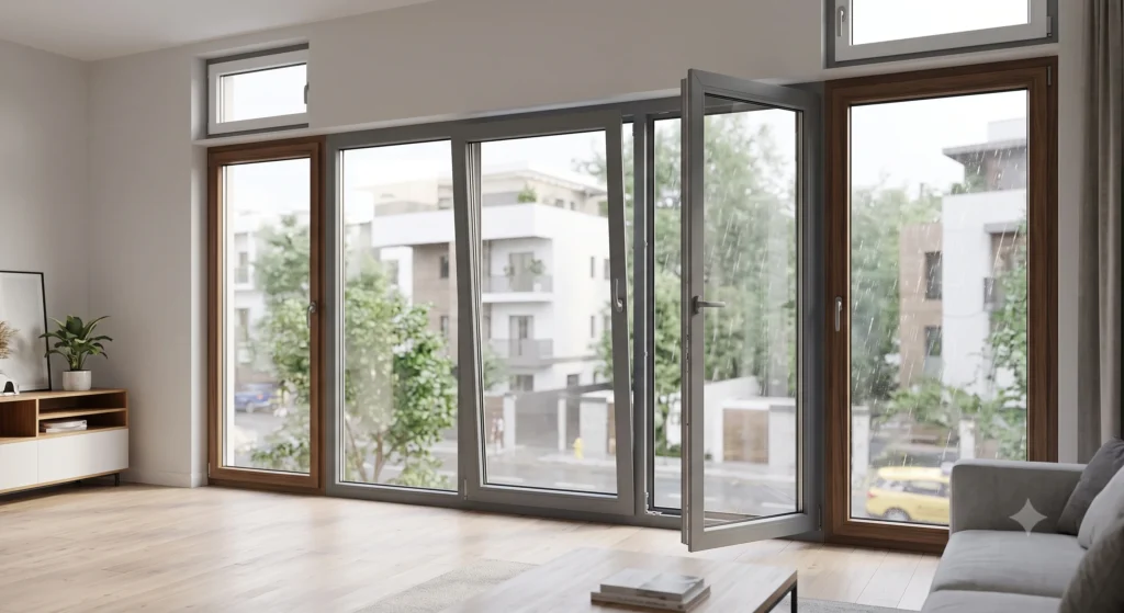 UPVC tilt turn windows renolet