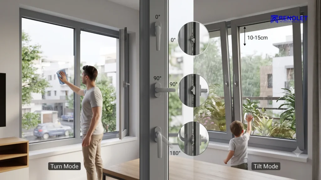 What Are Tilt-and-Turn uPVC Windows